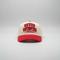 NSA VITAGE RED & CREAM SNAPBACK.