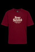 Shirt with hanging tag removed on a black background